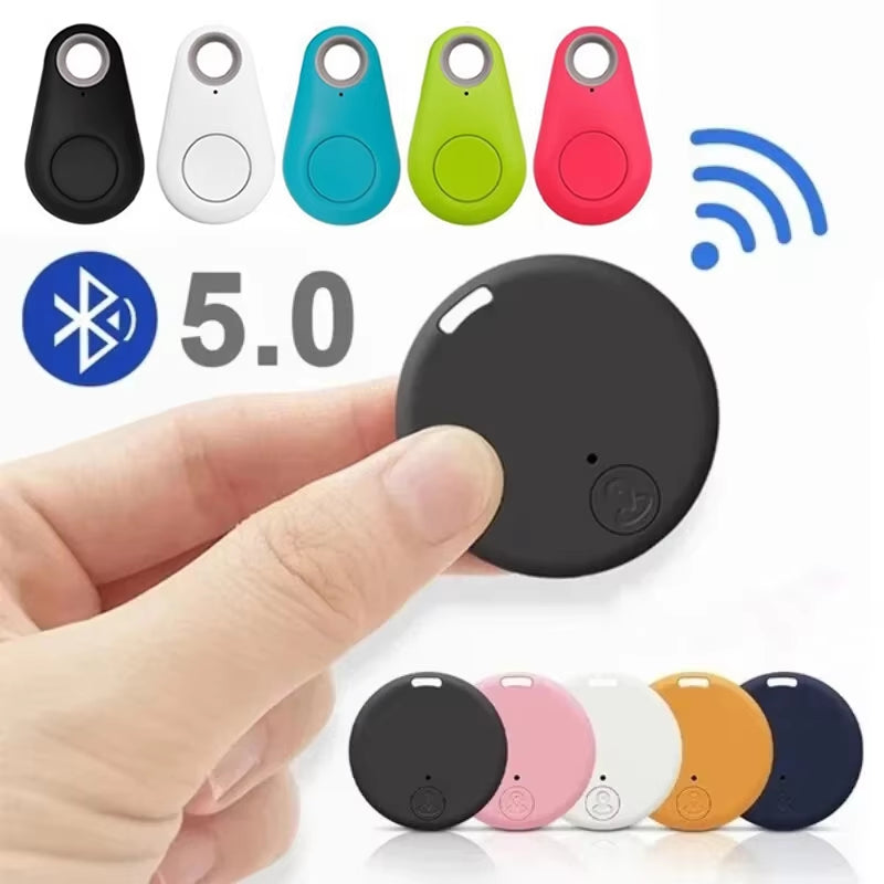 Mini GPS Locator Antilost Alarm Wallet Keychain Smart Tag Bluetooth-Compatible Tracer Keychain Dog Pet Child Tracker Key Finder